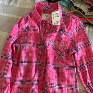 NWT Justice button down shirt
